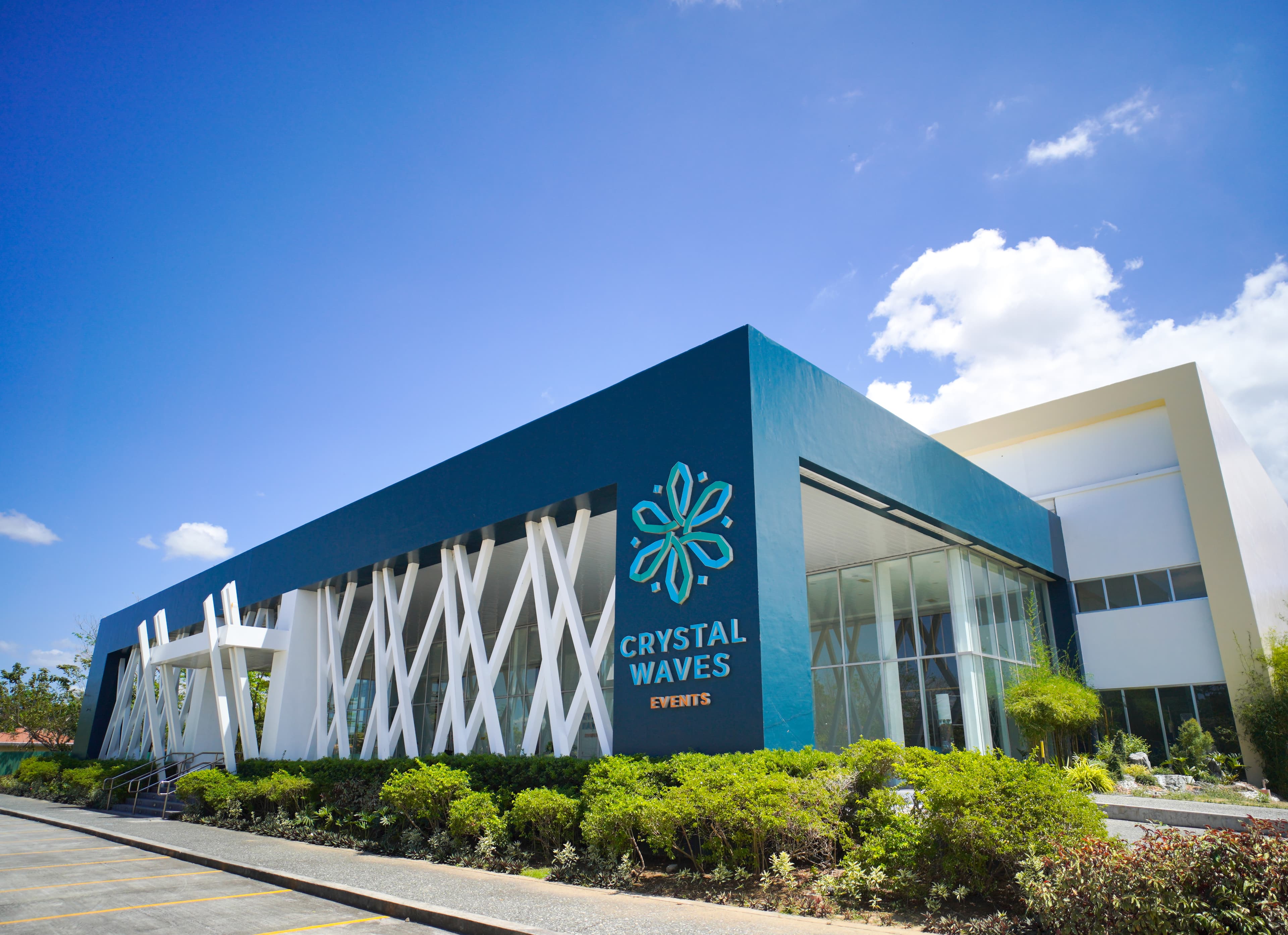 The modern Crystal Waves Events center